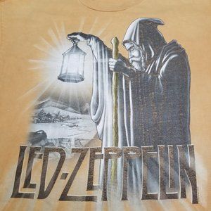 Vintage 2006 Liquid Blue Led Zeppelin T Shirt Band